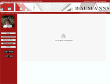 Tablet Screenshot of baumanns-immobilien.de